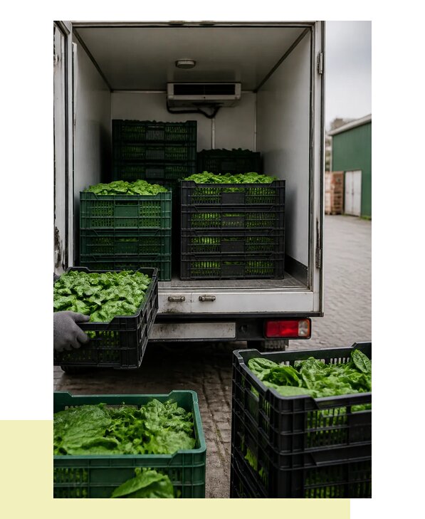 Перевозка шпината в Россошь с сохранением свежести продукции